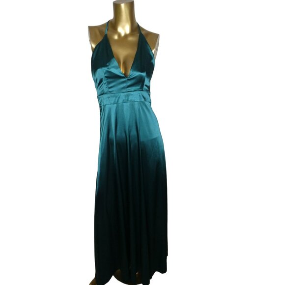 Twin Sister Women's Teal Green Dress‎ Maxi Dress Size 6 - Picture 1 of 6